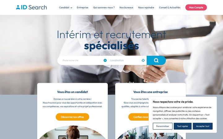 Screenshot of id-search.fr
