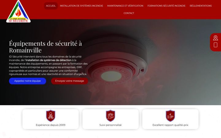 Screenshot of id-securite.fr