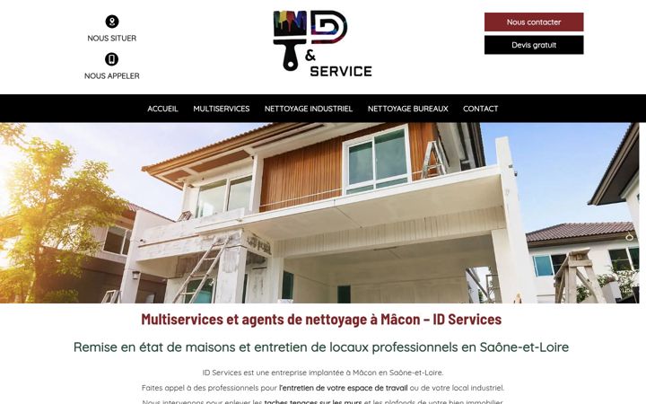 Screenshot of id-services71.fr