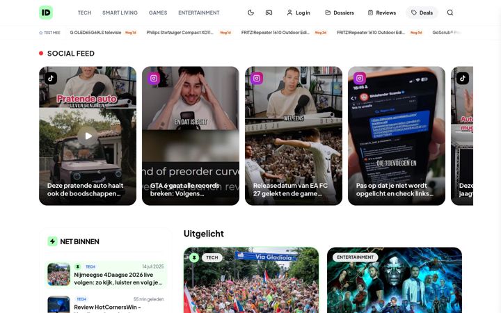 Screenshot of id.nl