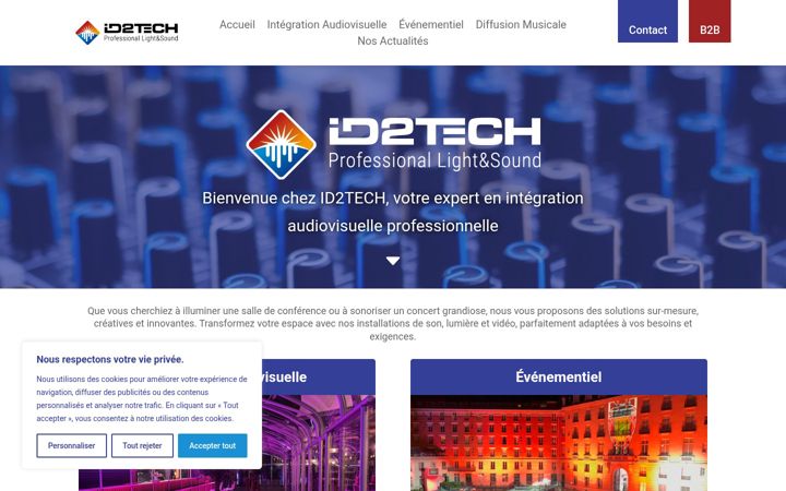 Screenshot του id2-tech.com