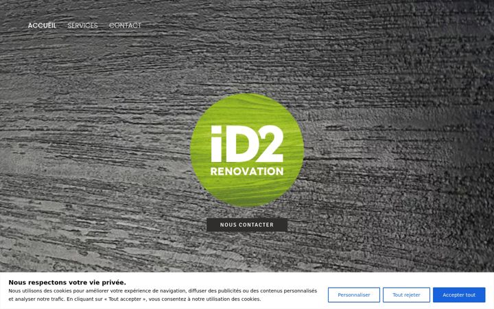 Screenshot of id2renovation.ch