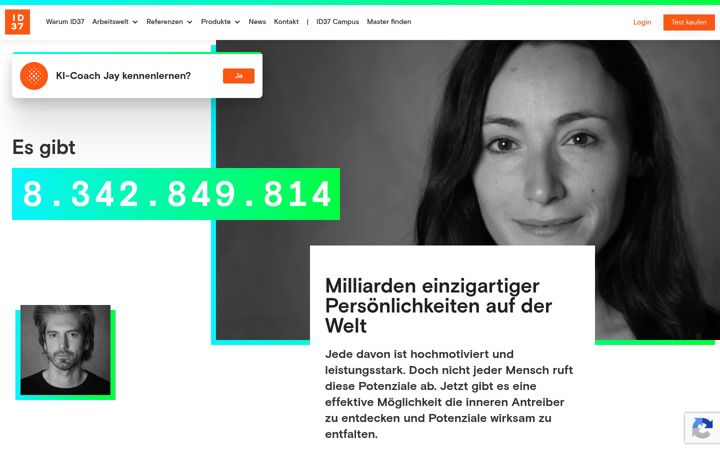 Skærmbillede af id37.io