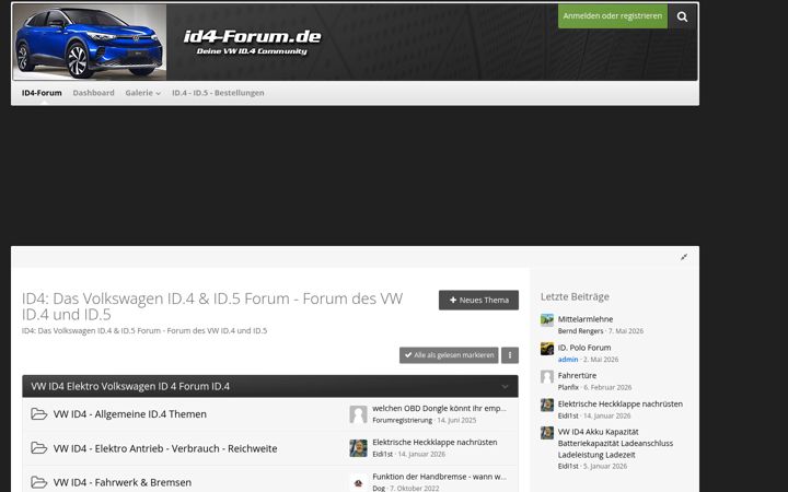 Screenshot of id4-forum.de