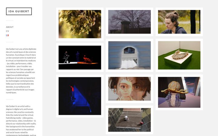 Screenshot of ida-gibber.com