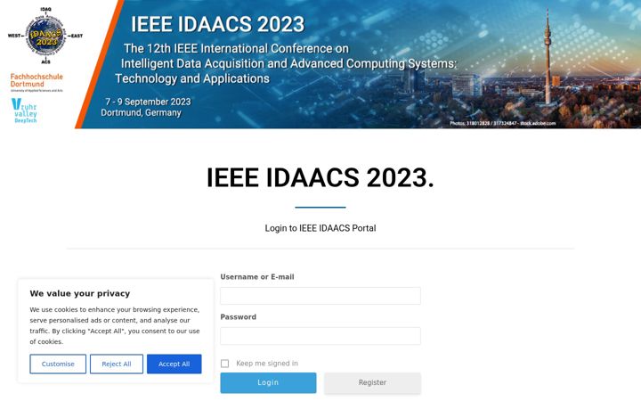 Screenshot of idaacs.digital