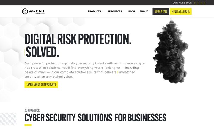 Screenshot of idagent.com