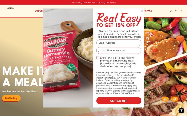 Screenshot of idahoan.com