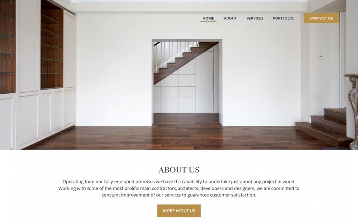 Screenshot of idajoinery.com