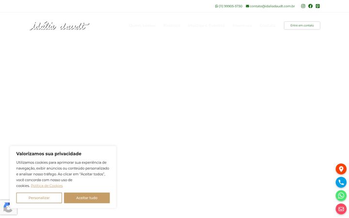Screenshot of idaliadaudt.com.br