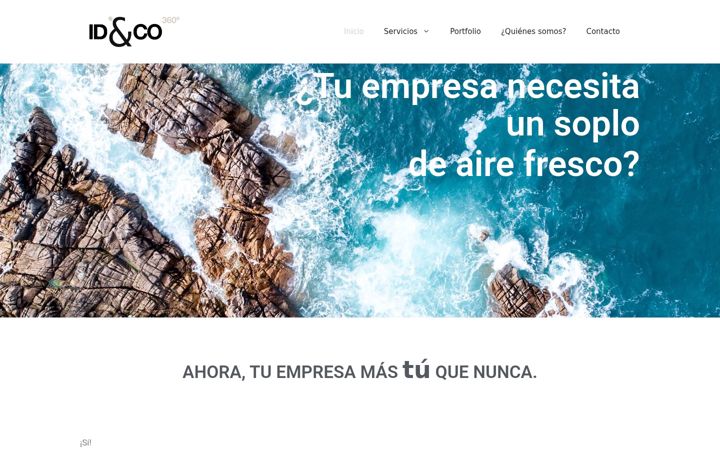 Ekraanipilt saidist idandco360.com