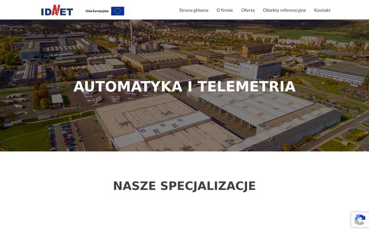 Screenshot of idanet.pl