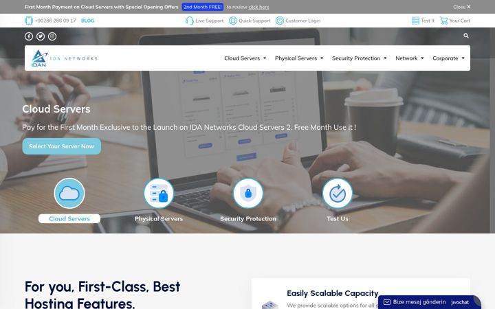 Screenshot of idanetworks.com