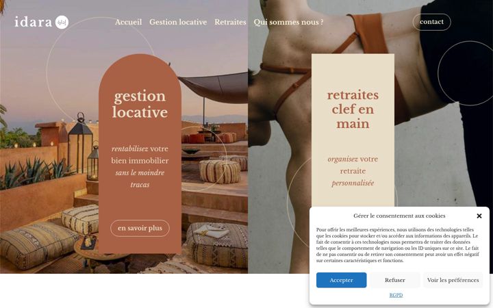 Screenshot of idara-home.com