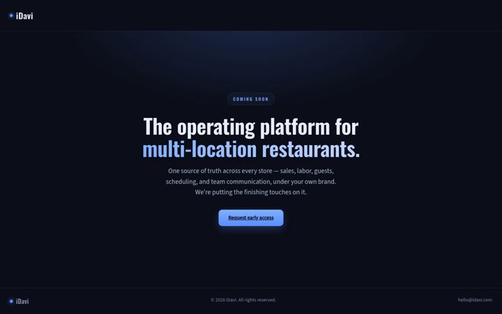 Screenshot of idavi.com