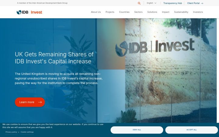 Screenshot του idbinvest.org