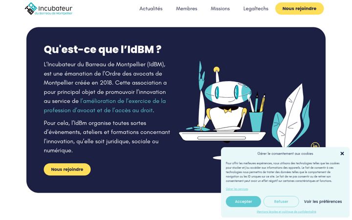 Screenshot of idbm.fr