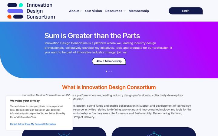 Screenshot of idc-aec.com