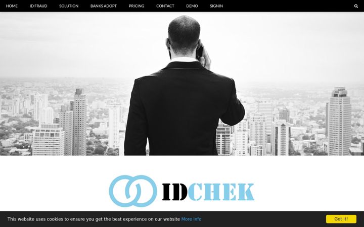 Screenshot of idchek.co.uk