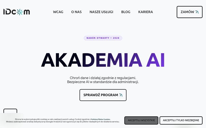Screenshot of idcom.pl