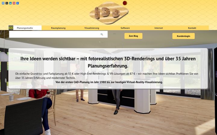 Screenshot of idd-planungsstudio.de