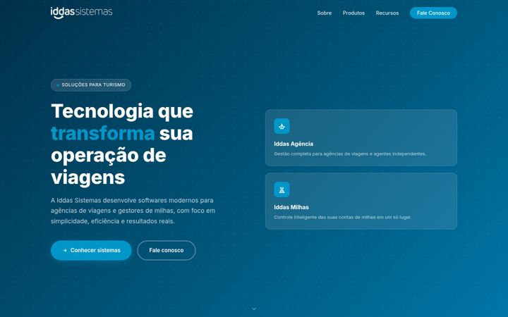 Screenshot of iddas.com.br