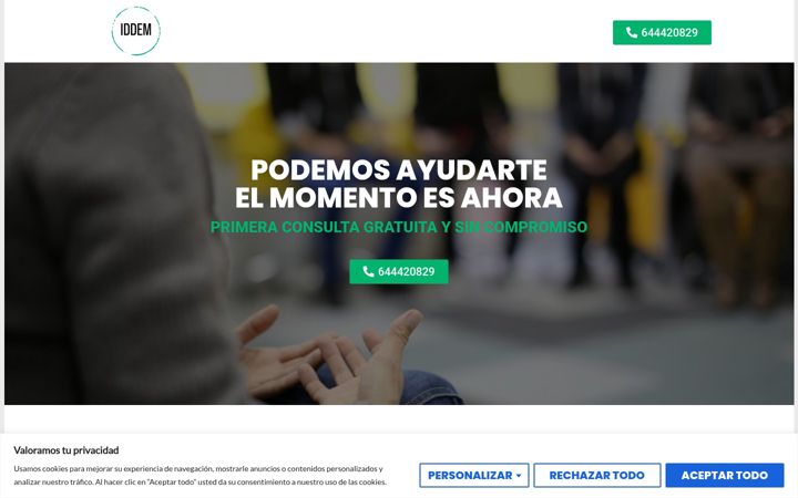 Screenshot of iddem.es