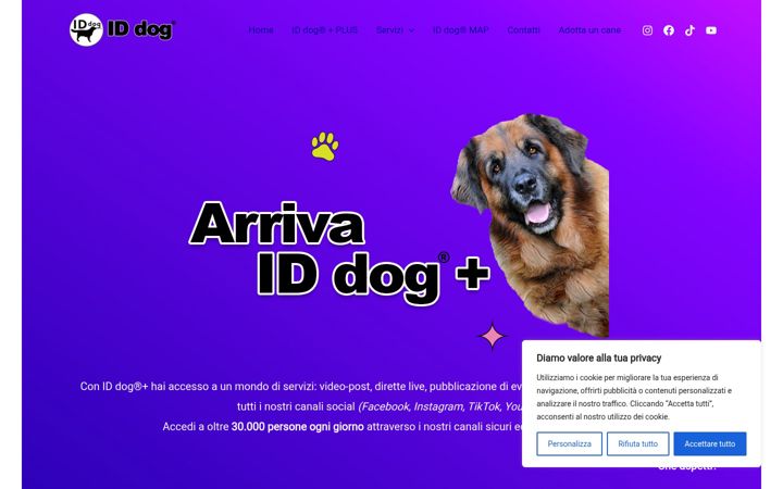 Screenshot of iddog.it