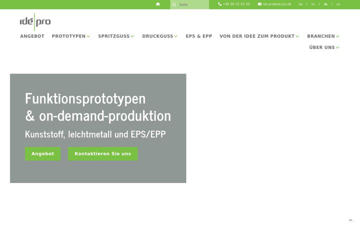 Screenshot of ide-pro.de