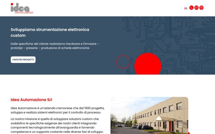 Screenshot of idea-automazione.it