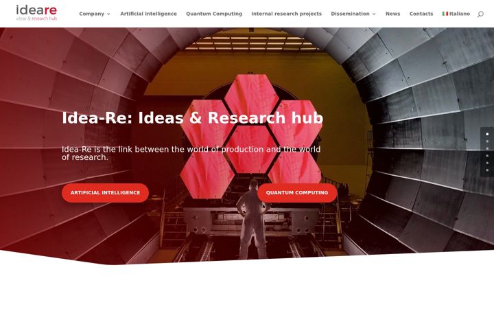 Screenshot of idea-re.eu