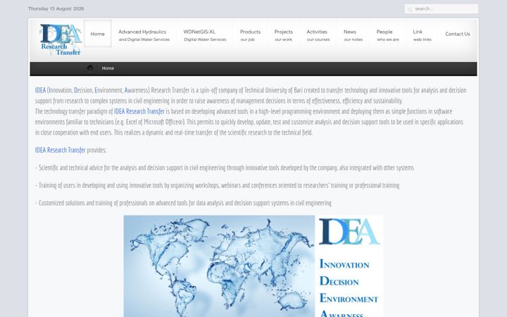 Screenshot of idea-rt.com