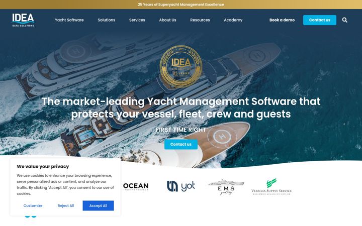 Screenshot of idea-yacht.com