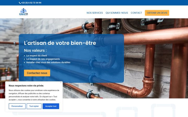 Screenshot of idea31.fr