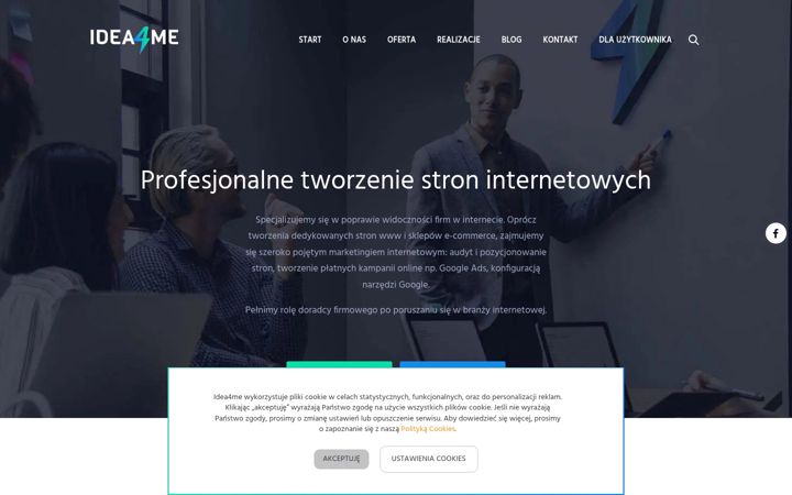 Screenshot of idea4me.pl