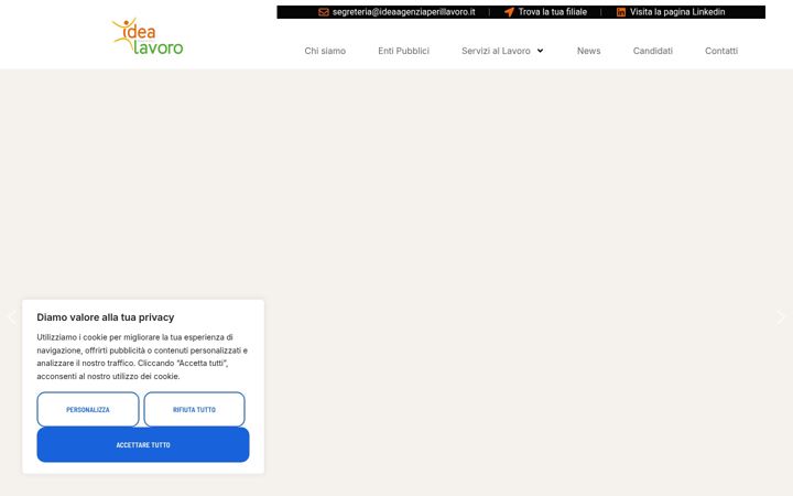 Screenshot of ideaagenziaperillavoro.it