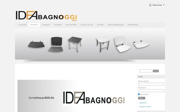 Screenshot of ideabagnoggi.com