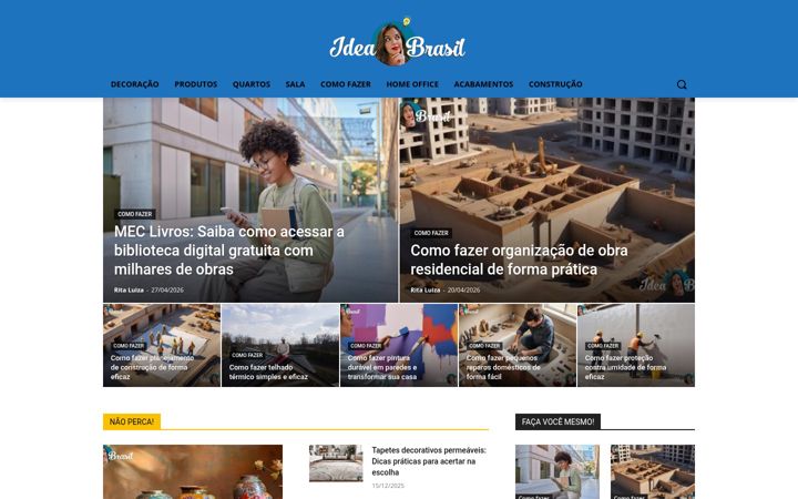 Screenshot of ideabrasil.com.br