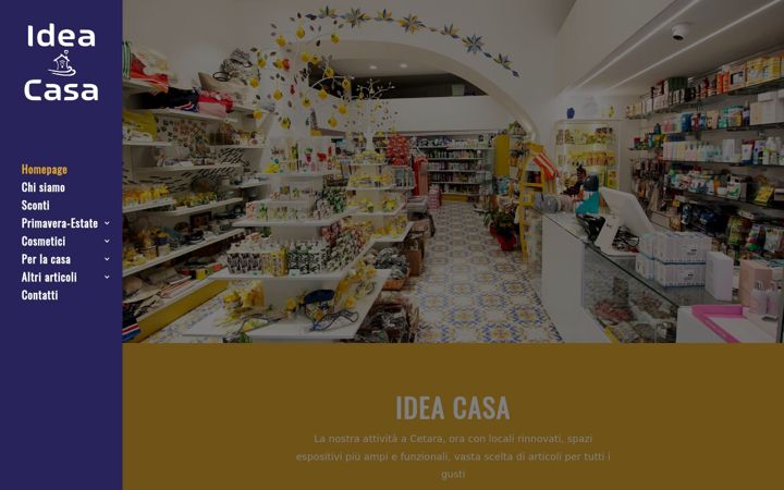 Screenshot of ideacasacetara.it