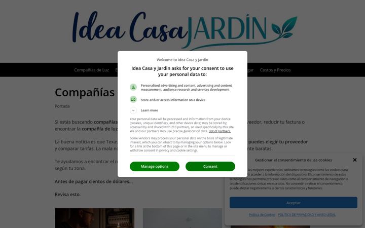 Screenshot of ideacasayjardin.com