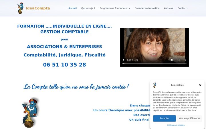 Screenshot of ideacompta.fr