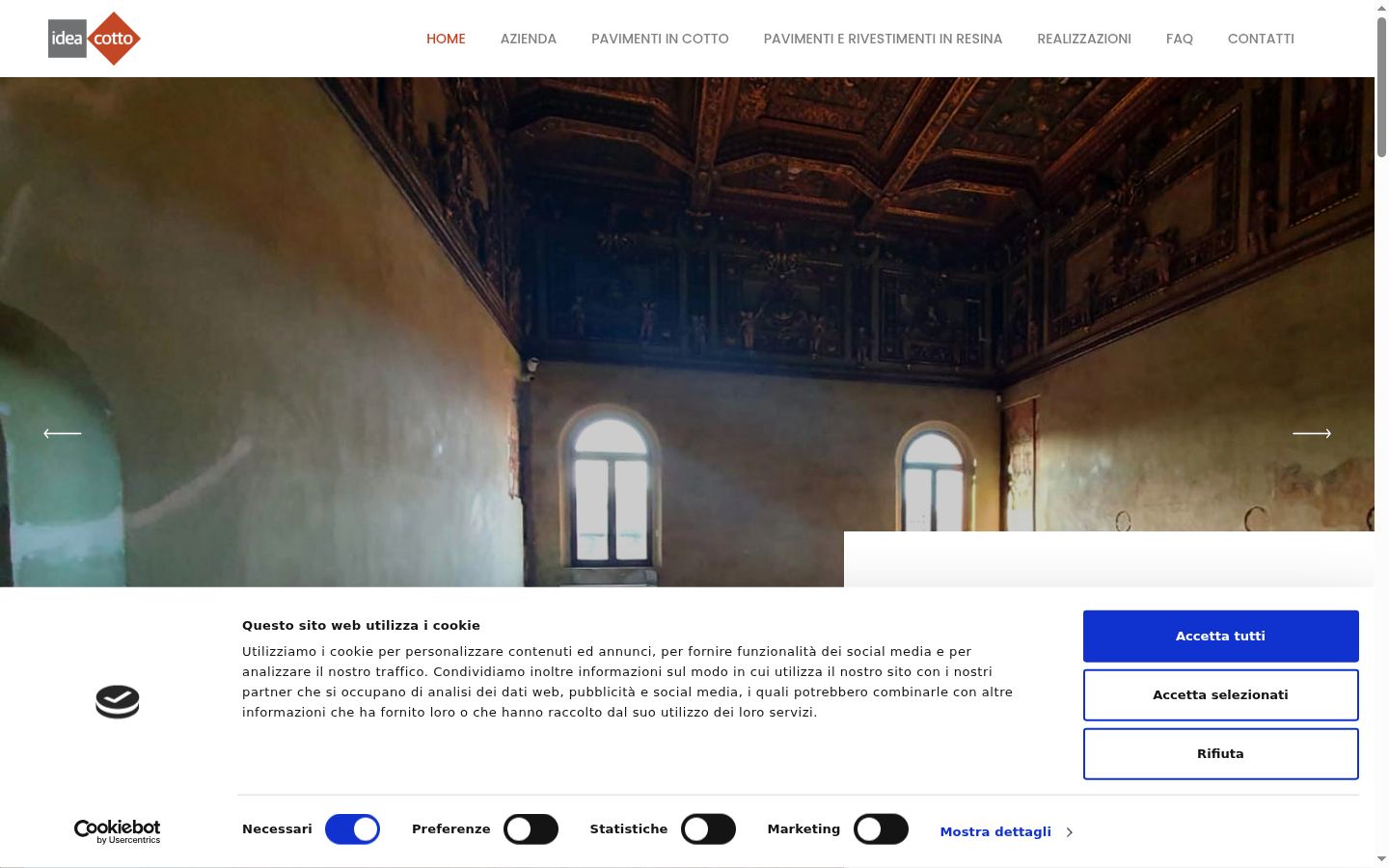 Screenshot tal-banner tal-kunsens muri qabel kwalunkwe interazzjoni
