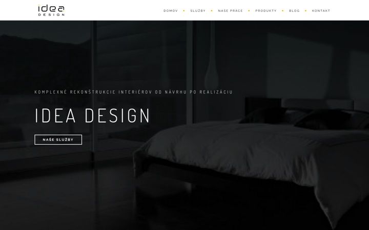 Screenshot of ideadesign.sk