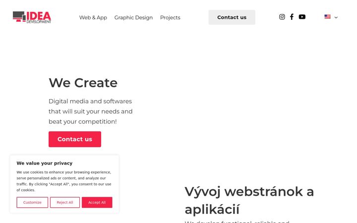 Screenshot of ideadevelopment.eu