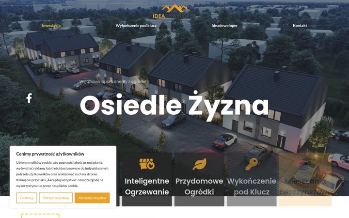 Screenshot of ideadeweloper.pl