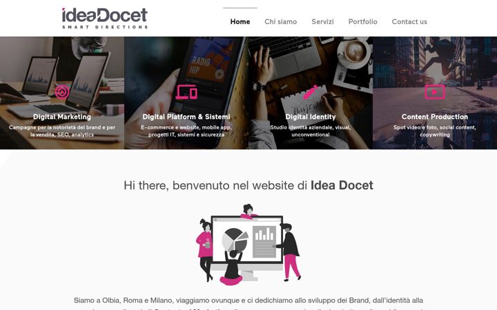 Screenshot of ideadocet.com
