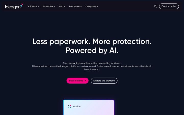 Screenshot of ideagenplc.com