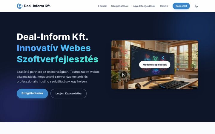 Screenshot of ideahonlapom.hu