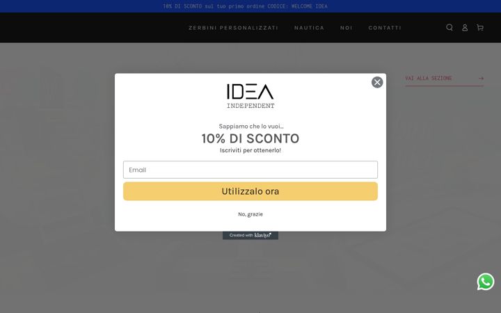 Screenshot of ideaindependent.it