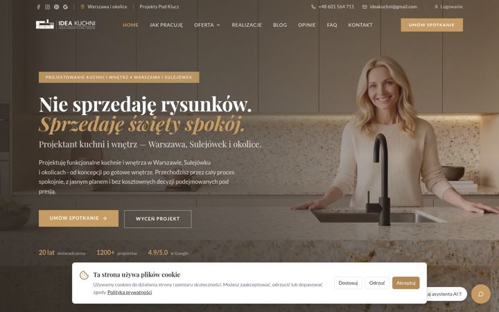 Screenshot of ideakuchni.pl
